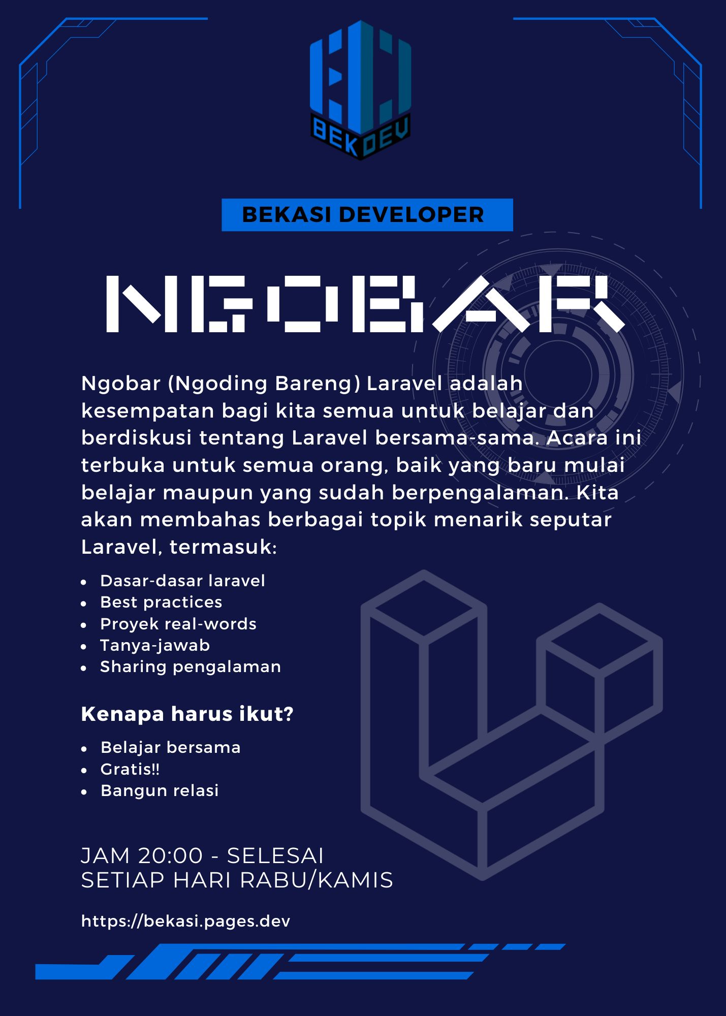 Poster Ngobar Laravel